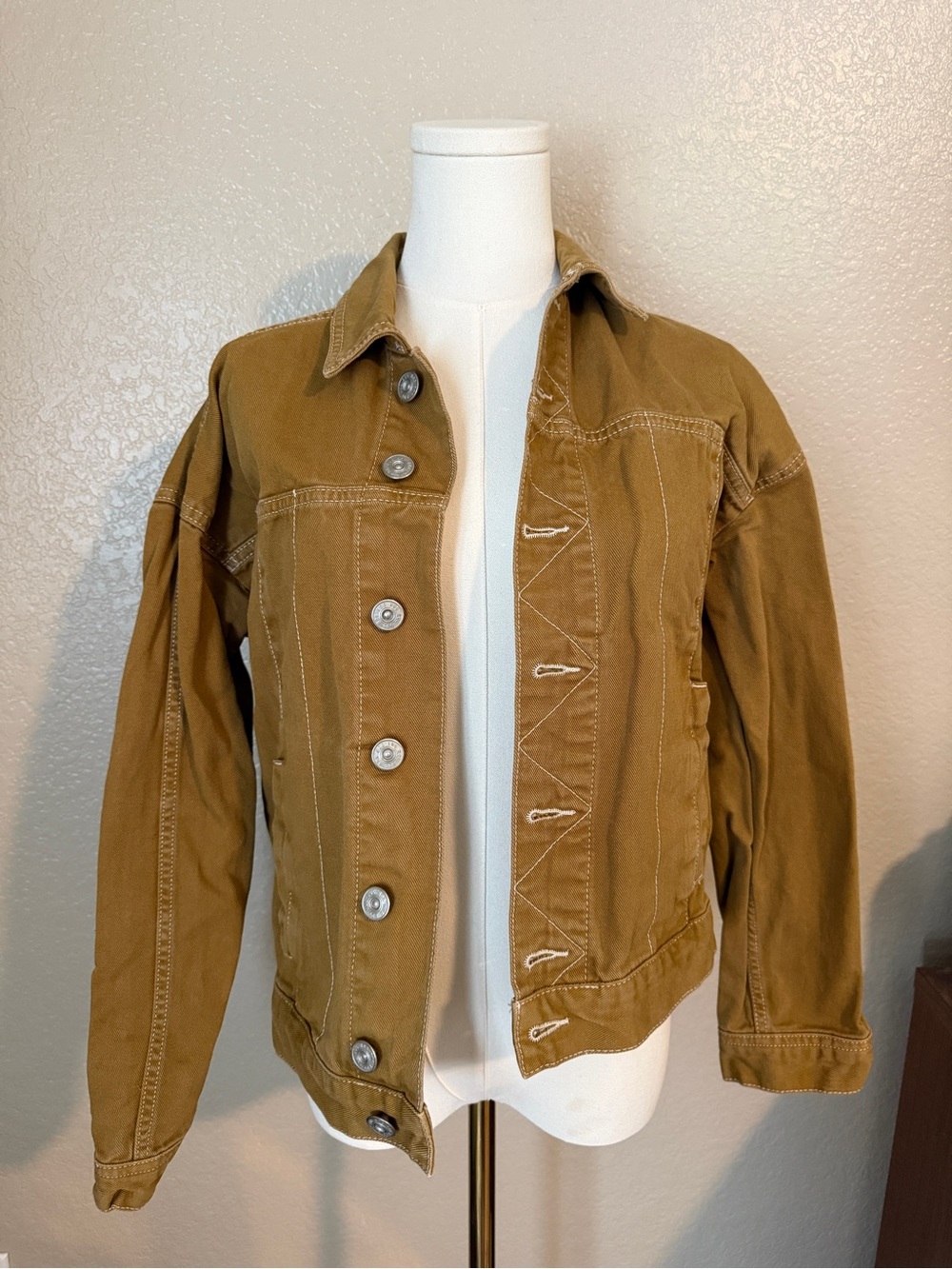 Urban Outfitters Camel-Tone Jean Jacket